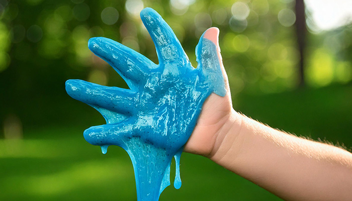 handful of blue slime